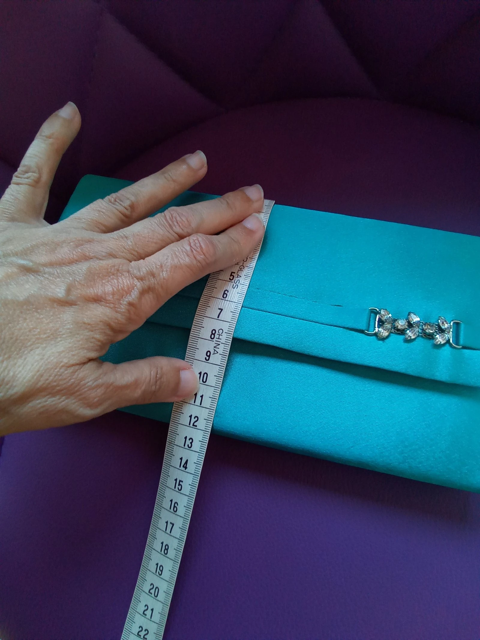 Turquoise feesttas (blauwgroen) – photo 5